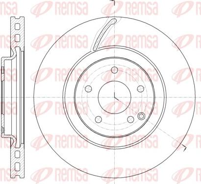 Remsa 61525.10 - Bremžu diski www.autospares.lv