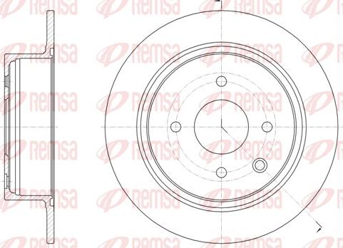 Remsa 61579.00 - Bremžu diski www.autospares.lv