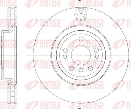 Remsa 61576.10 - Bremžu diski www.autospares.lv