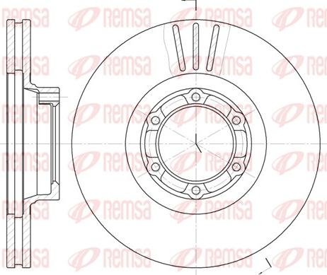 Remsa 6157.10 - Bremžu diski autospares.lv