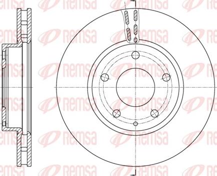 Remsa 61573.10 - Bremžu diski www.autospares.lv