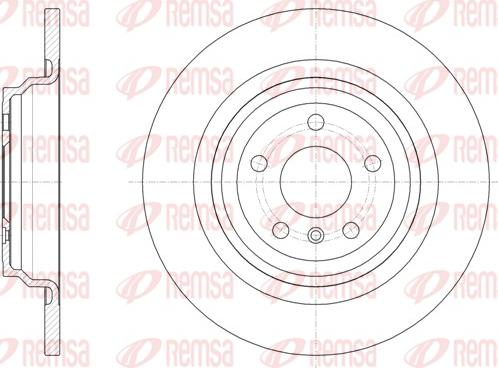 Remsa 61577.00 - Bremžu diski www.autospares.lv