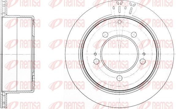 Remsa 61693.10 - Bremžu diski www.autospares.lv