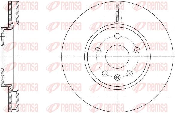 Remsa 61642.10 - Bremžu diski www.autospares.lv