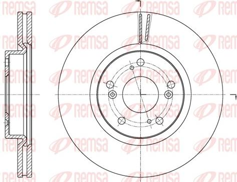 Remsa 61653.10 - Bremžu diski www.autospares.lv