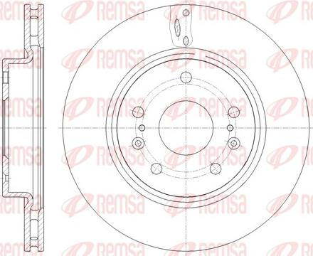 Remsa 61665.10 - Bremžu diski www.autospares.lv