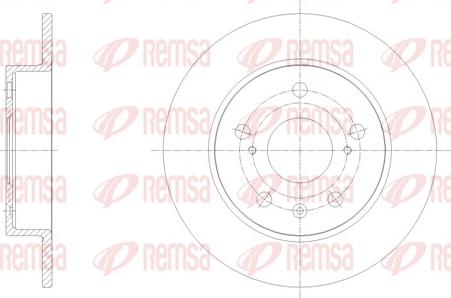 Remsa 61666.00 - Bremžu diski www.autospares.lv