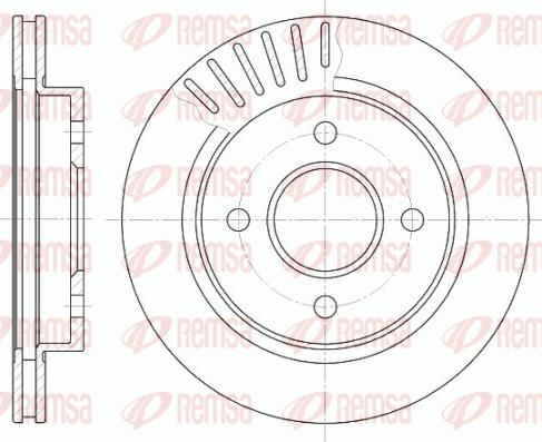 Remsa 6160.10 - Bremžu diski www.autospares.lv