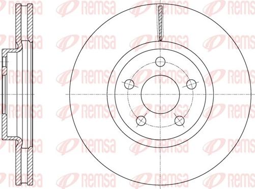 Remsa 61603.10 - Brake Disc www.autospares.lv