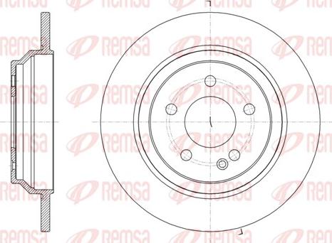 Remsa 61616.00 - Bremžu diski www.autospares.lv