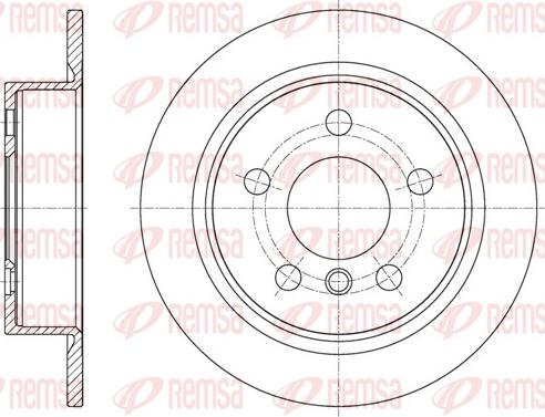 Remsa 61618.00 - Bremžu diski www.autospares.lv