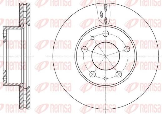 Remsa 61637.10 - Bremžu diski autospares.lv