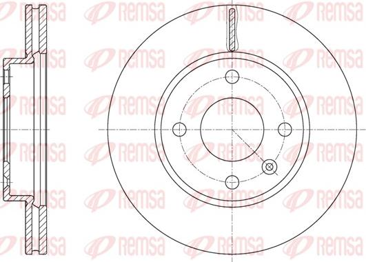 Remsa 61624.10 - Bremžu diski www.autospares.lv