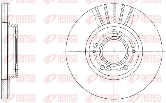 Remsa 61678.10 - Bremžu diski www.autospares.lv