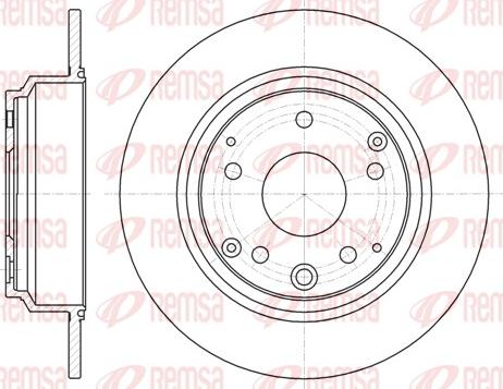 Remsa 61090.00 - Bremžu diski www.autospares.lv