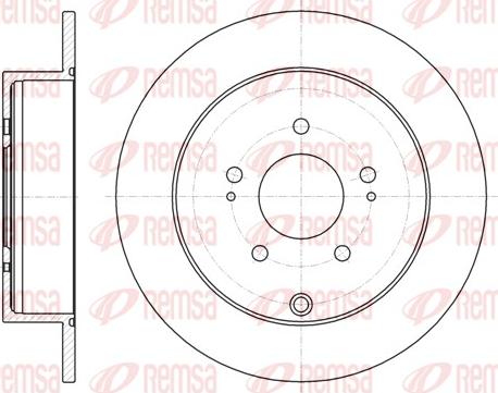 Remsa 61098.00 - Bremžu diski www.autospares.lv