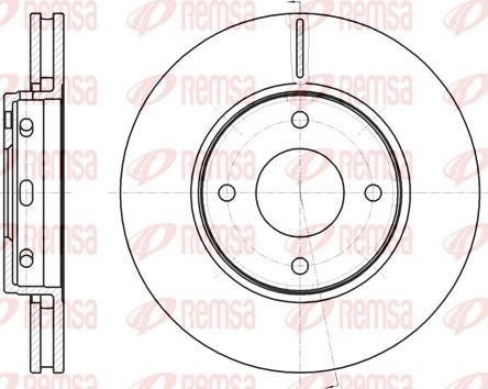 Remsa 61097.10 - Bremžu diski www.autospares.lv