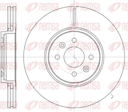 Remsa 61049.10 - Bremžu diski www.autospares.lv