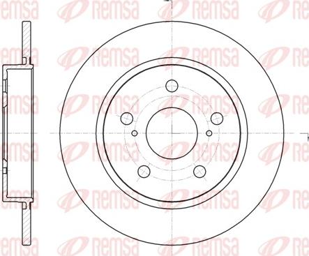 Remsa 61044.00 - Bremžu diski www.autospares.lv