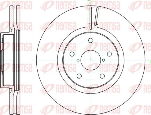 Remsa 61041.10 - Bremžu diski www.autospares.lv