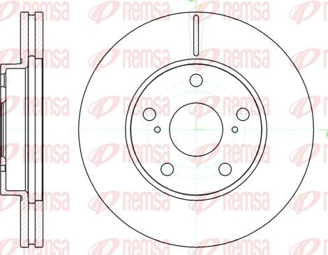 Remsa 61043.10 - Bremžu diski autospares.lv