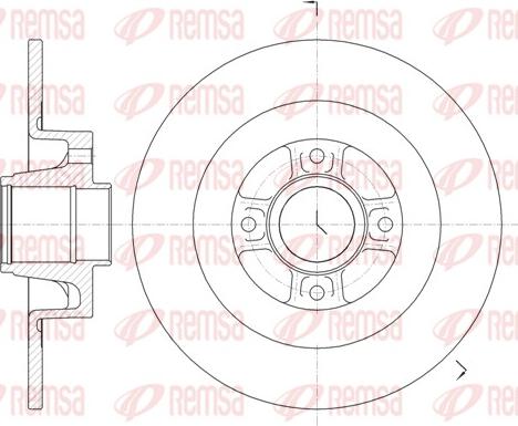 Remsa 61047.00 - Bremžu diski www.autospares.lv