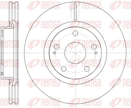 Remsa 61050.10 - Bremžu diski www.autospares.lv