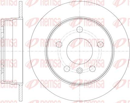 Remsa 61065.00 - Bremžu diski www.autospares.lv