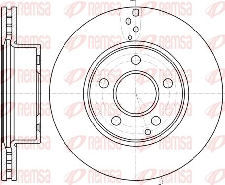 Remsa 61066.10 - Bremžu diski www.autospares.lv