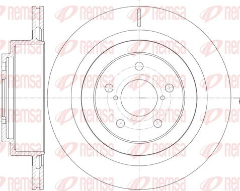 Remsa 61001.10 - Bremžu diski www.autospares.lv