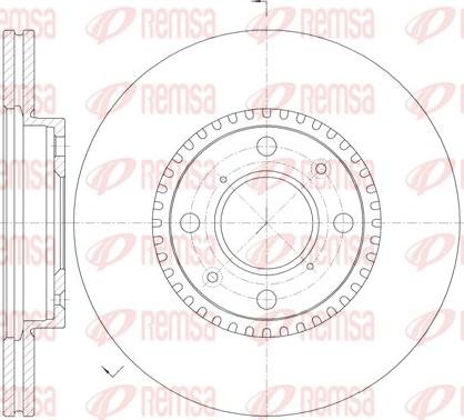 Remsa 61002.10 - Bremžu diski www.autospares.lv