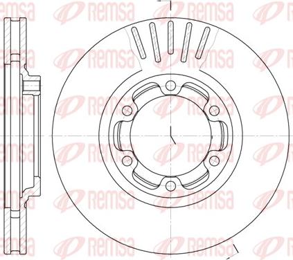 Remsa 61083.10 - Bremžu diski www.autospares.lv