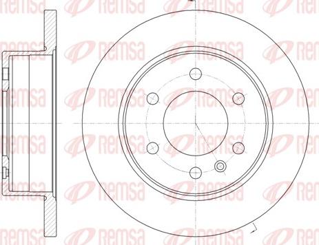 Remsa 61035.00 - Bremžu diski www.autospares.lv