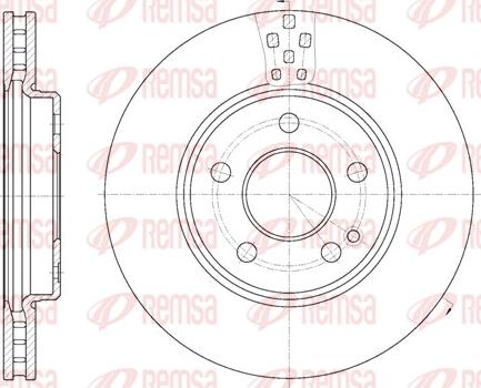 Remsa 61029.10 - Bremžu diski www.autospares.lv