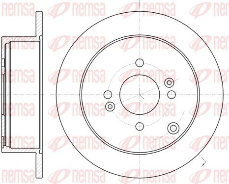 Remsa 61024.00 - Bremžu diski autospares.lv