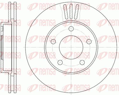 Remsa 61020.10 - Bremžu diski www.autospares.lv