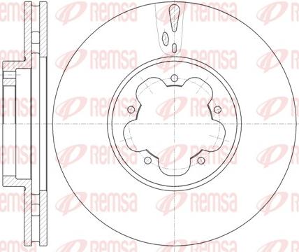 Remsa 61022.10 - Bremžu diski www.autospares.lv