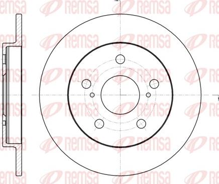 Remsa 61074.00 - Bremžu diski autospares.lv