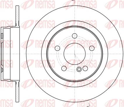 Remsa 61070.00 - Bremžu diski www.autospares.lv