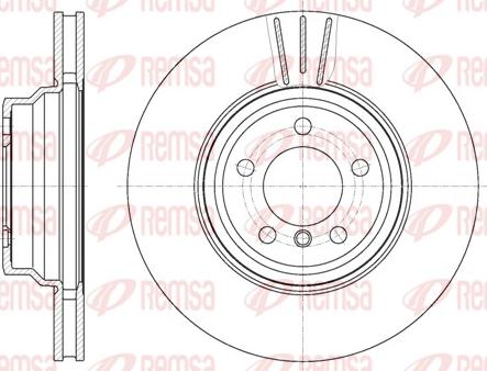 Remsa 61078.10 - Bremžu diski www.autospares.lv