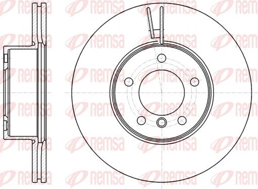 Remsa 61194.10 - Bremžu diski www.autospares.lv