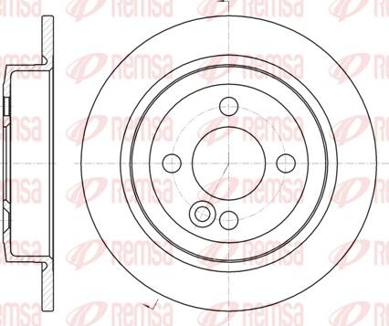 Remsa 61195.00 - Bremžu diski www.autospares.lv