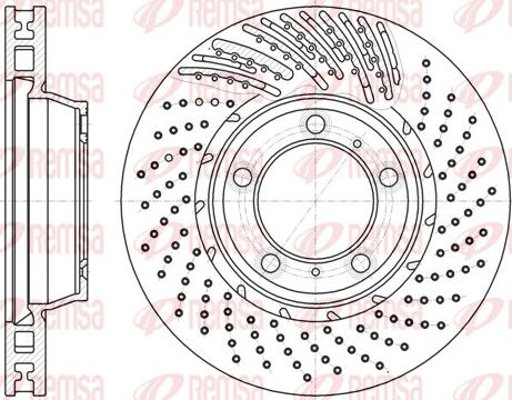 Remsa 61196.10 - Bremžu diski www.autospares.lv