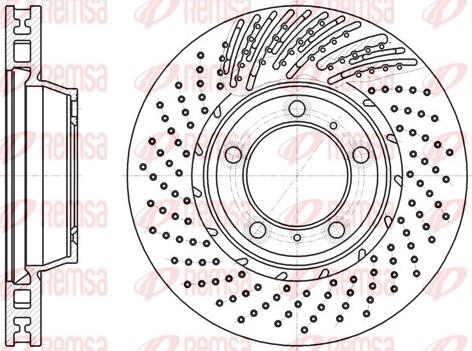 Remsa 61196.11 - Bremžu diski www.autospares.lv