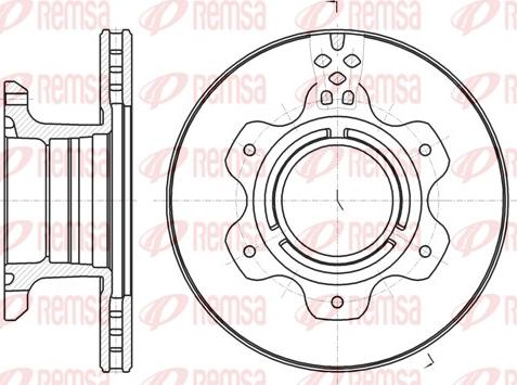 Remsa 61191.10 - Bremžu diski autospares.lv