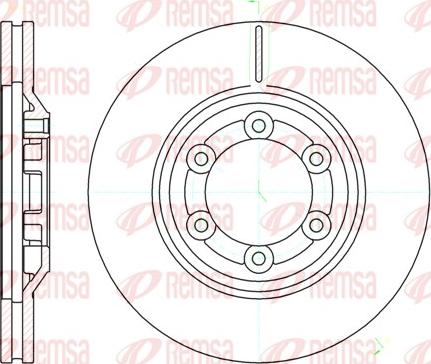 Remsa 61193.10 - Bremžu diski www.autospares.lv