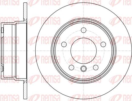 Remsa 61144.00 - Bremžu diski www.autospares.lv