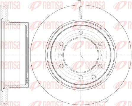 Remsa 61159.10 - Bremžu diski www.autospares.lv