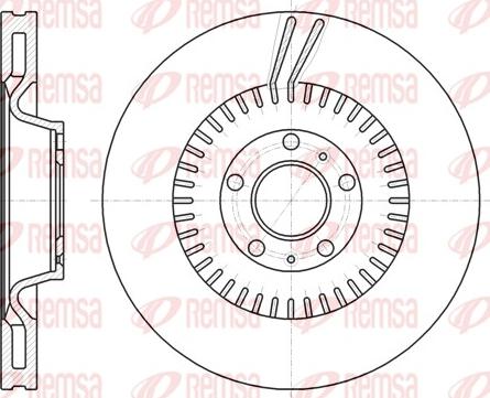 Remsa 61154.10 - Brake Disc www.autospares.lv