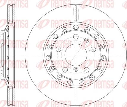 Remsa 61155.10 - Bremžu diski autospares.lv